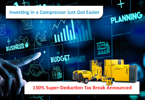 130% Super-Deduction Tax Break Announced
