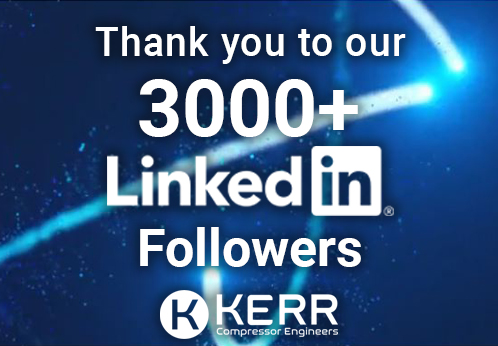3000+ Followers on LinkedIn for Kerr Compressors